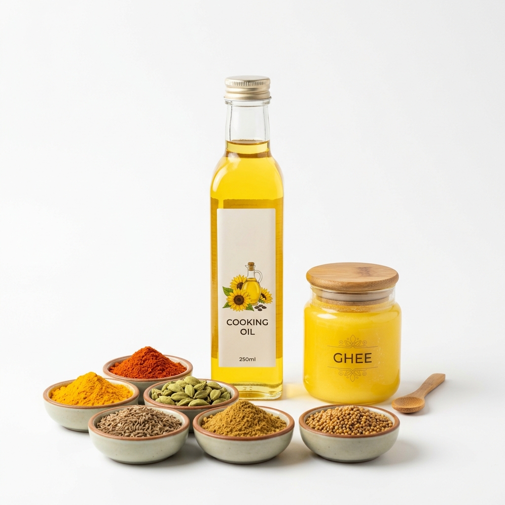 Oil, Ghee & Masala